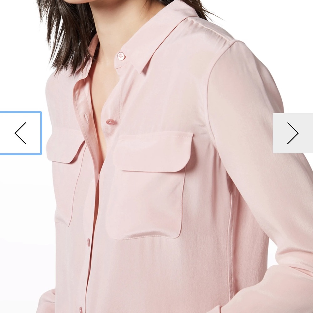 Equipment Silk Button Down - image 3